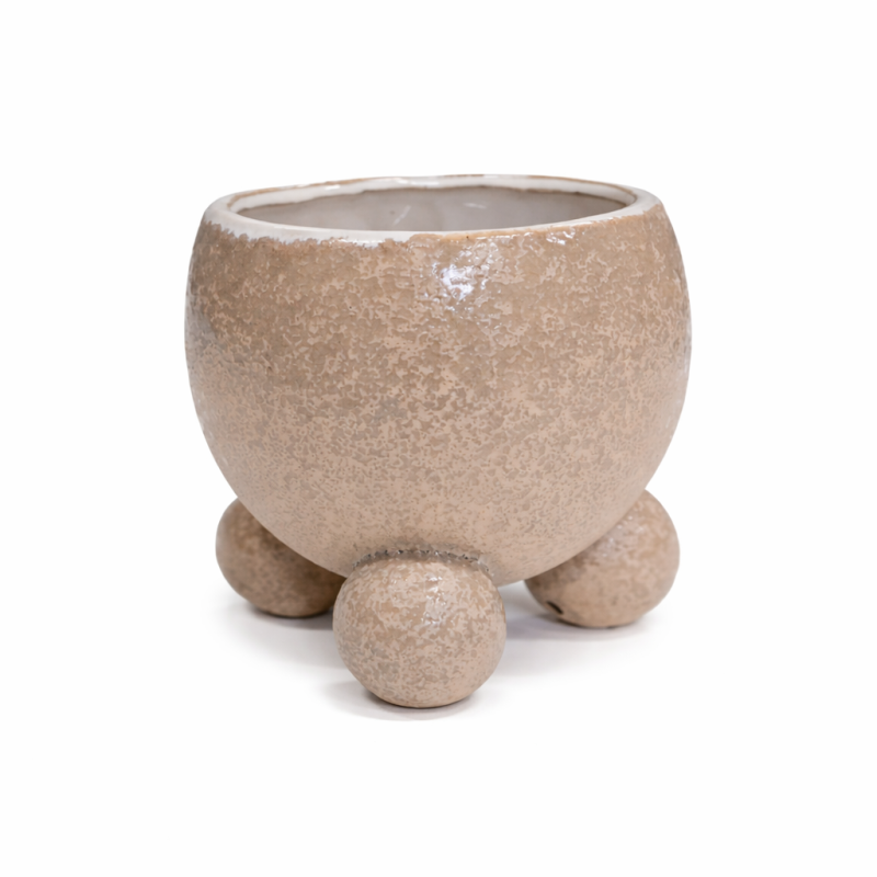 Bloempot PTMD L Beige